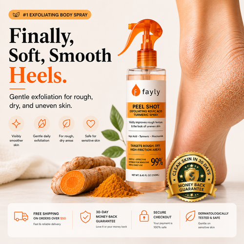 Peel Shot | Kojic+ Turmeric Body Spray
