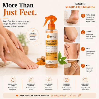 Peel Shot | Kojic+ Turmeric Body Spray